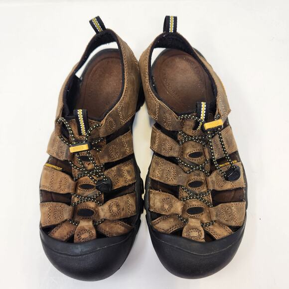 Keen Newport Brown Leather Hiking Sandal Men Size 9 Trail Outdoor Slip On Shoes main image 5